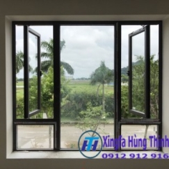 NHÔM XINGFA CỐ ĐỊNH VÀ CÁNH CỬA MỞ XOAY ĐẸP