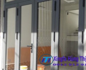 Cửa Nhôm Xingfa 4 Cánh Hệ 55 Màu Xám Ghi: Nâng Tầm Không Gian Sống Hiện Đại