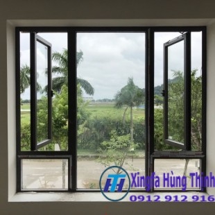 NHÔM XINGFA CỐ ĐỊNH VÀ CÁNH CỬA MỞ XOAY ĐẸP