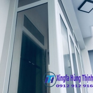 CỬA SỔ MỞ XOAY MỞ HẤT HỆ 55, NHÔM XINGFA NHẬP KHẨU