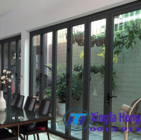 CỬA NHÔM XINGFA HỆ 63 MỞ XẾP TRƯỢT