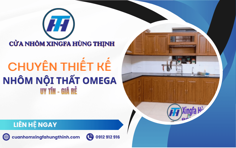 Nhôm nội thất omega Hùng Thịnh