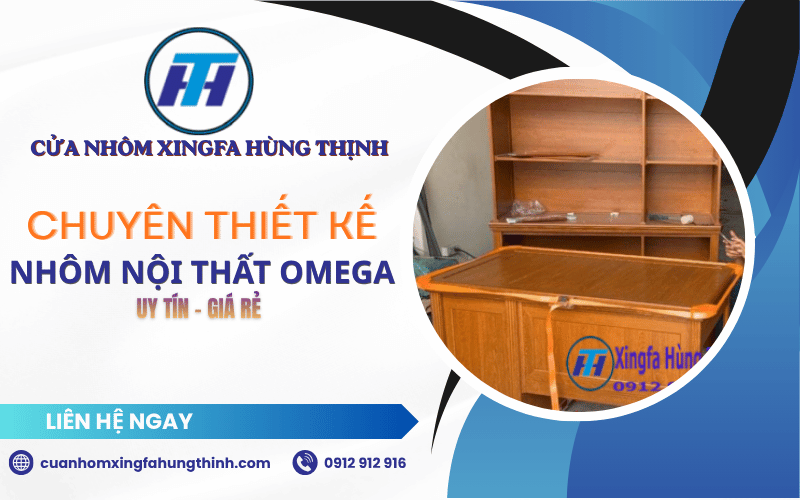 Nhôm nội thất omega Hùng Thịnh